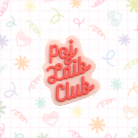 Poj Laib Club Shoe Charm